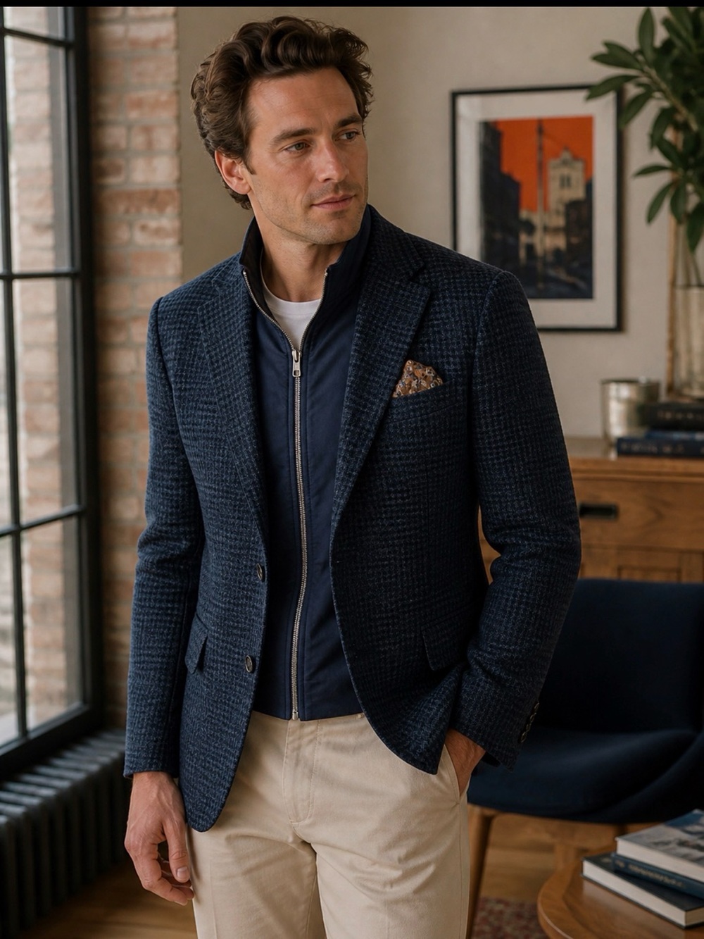 Robert Graham Blazer w/ Removable Hoodie Insert – Luxury Hybrid Jacket